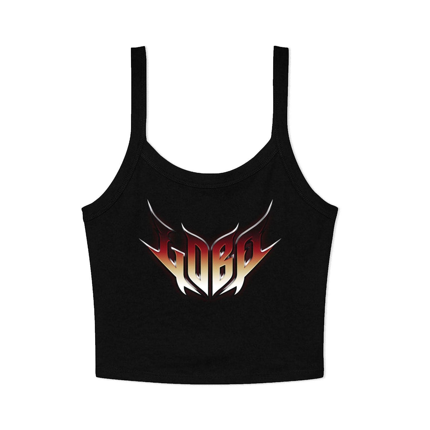 black Tank Top Front