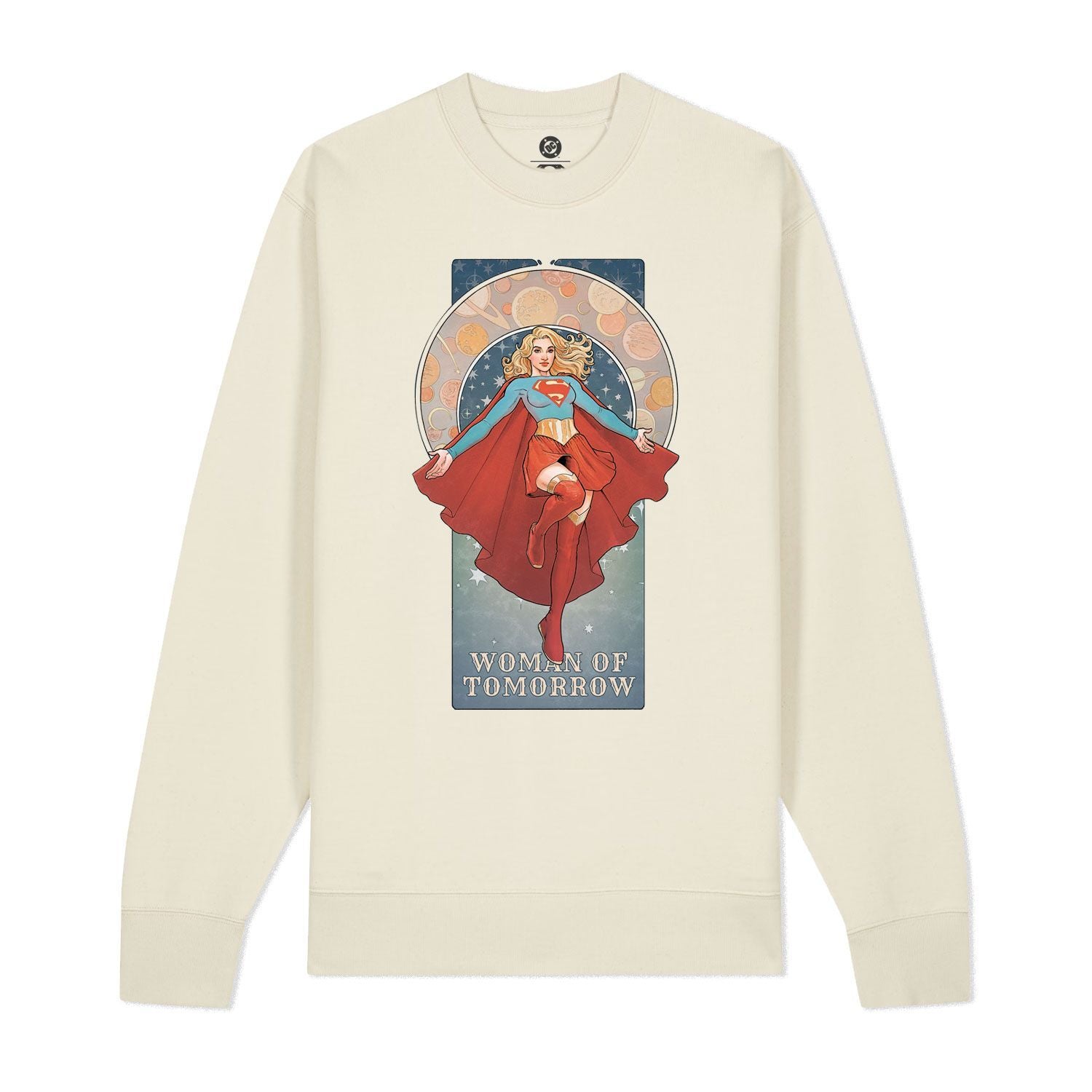 Natural Raw Printed Sweater Front