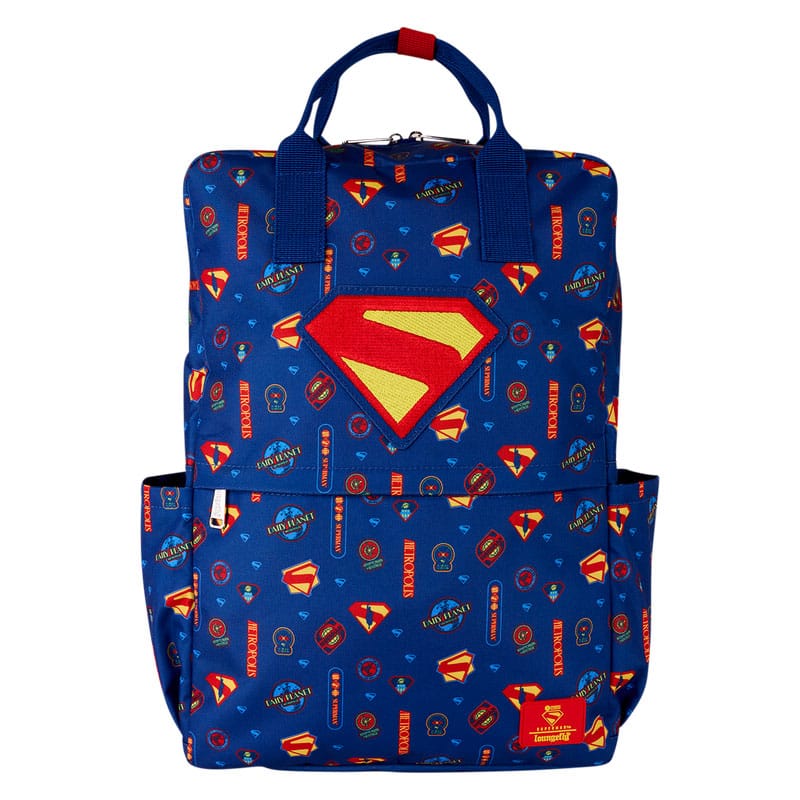 Superman Loungefly Badges Backpack