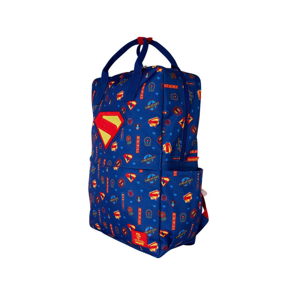 Superman Loungefly Badges Backpack