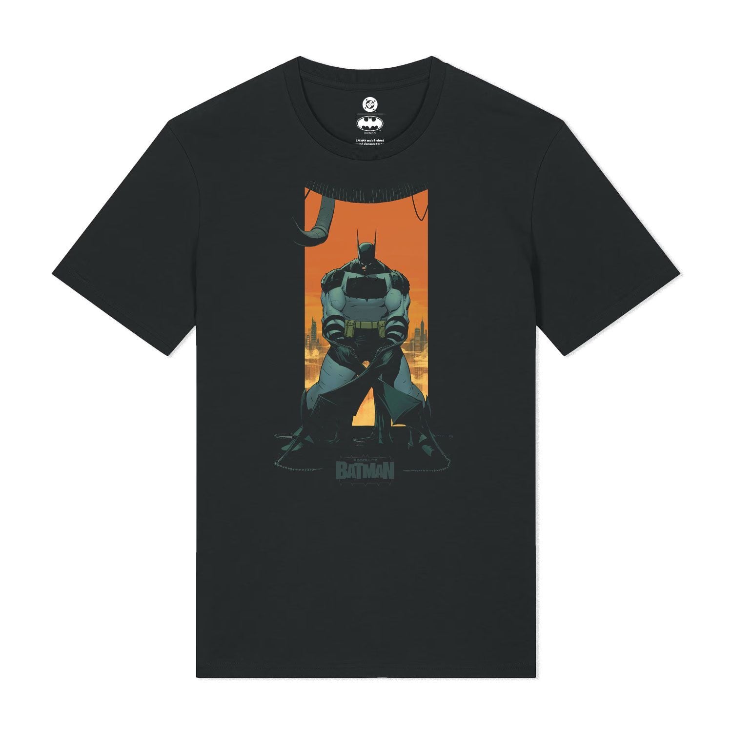 Black Printed T-shirt Front